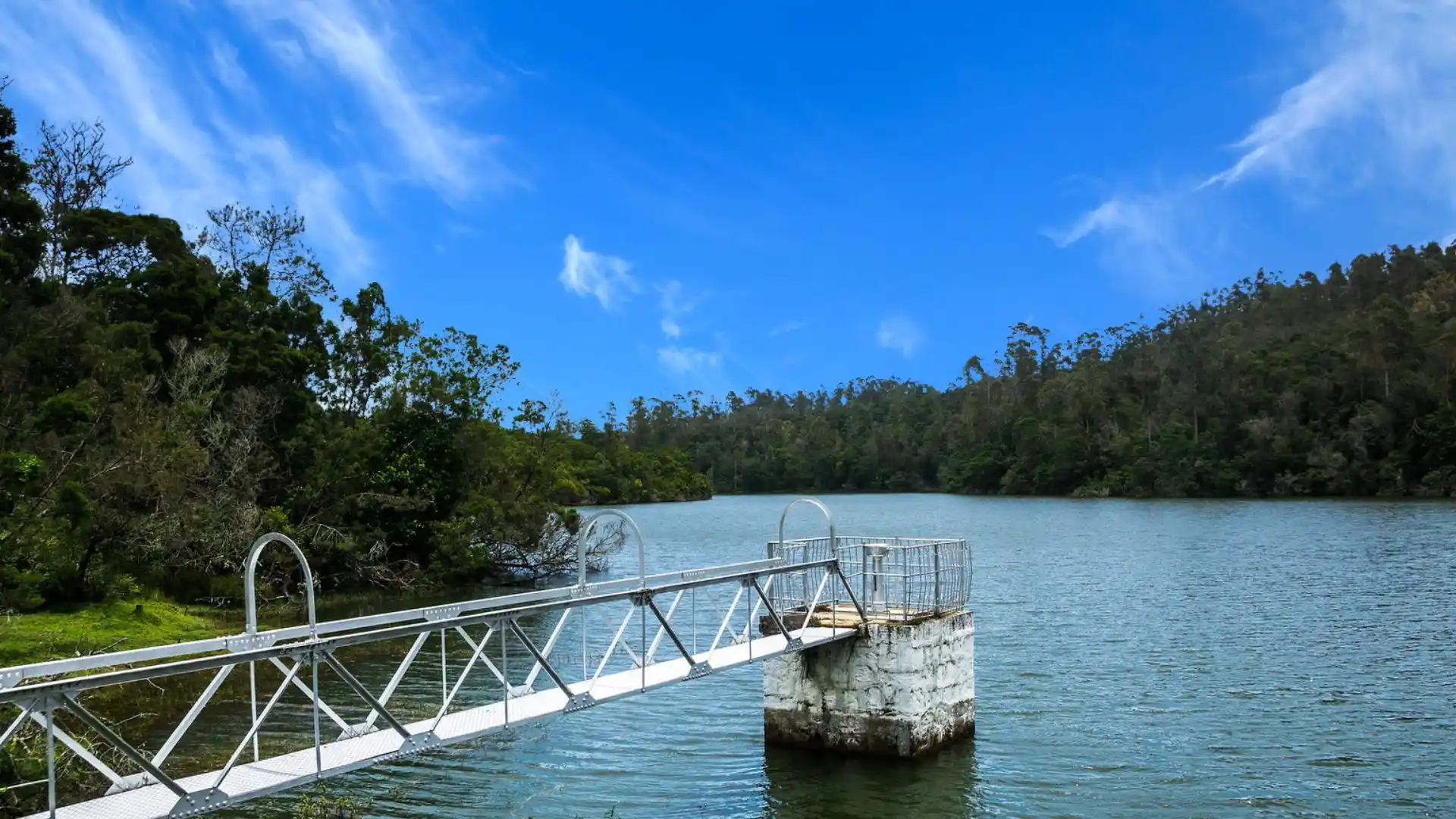 Berijam Lake's hidden shore in Kodaikanal