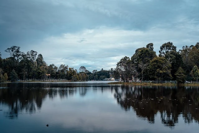 Kodaikanal Lake during summer